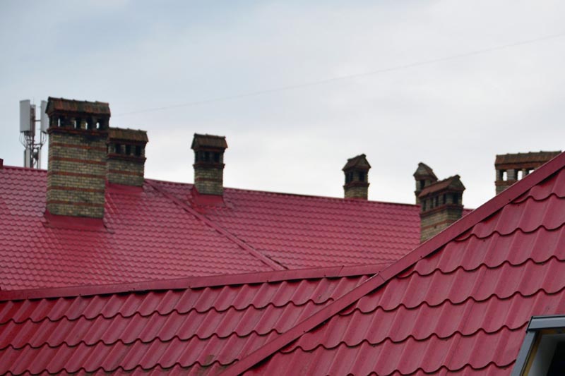 Ridge capping detail work