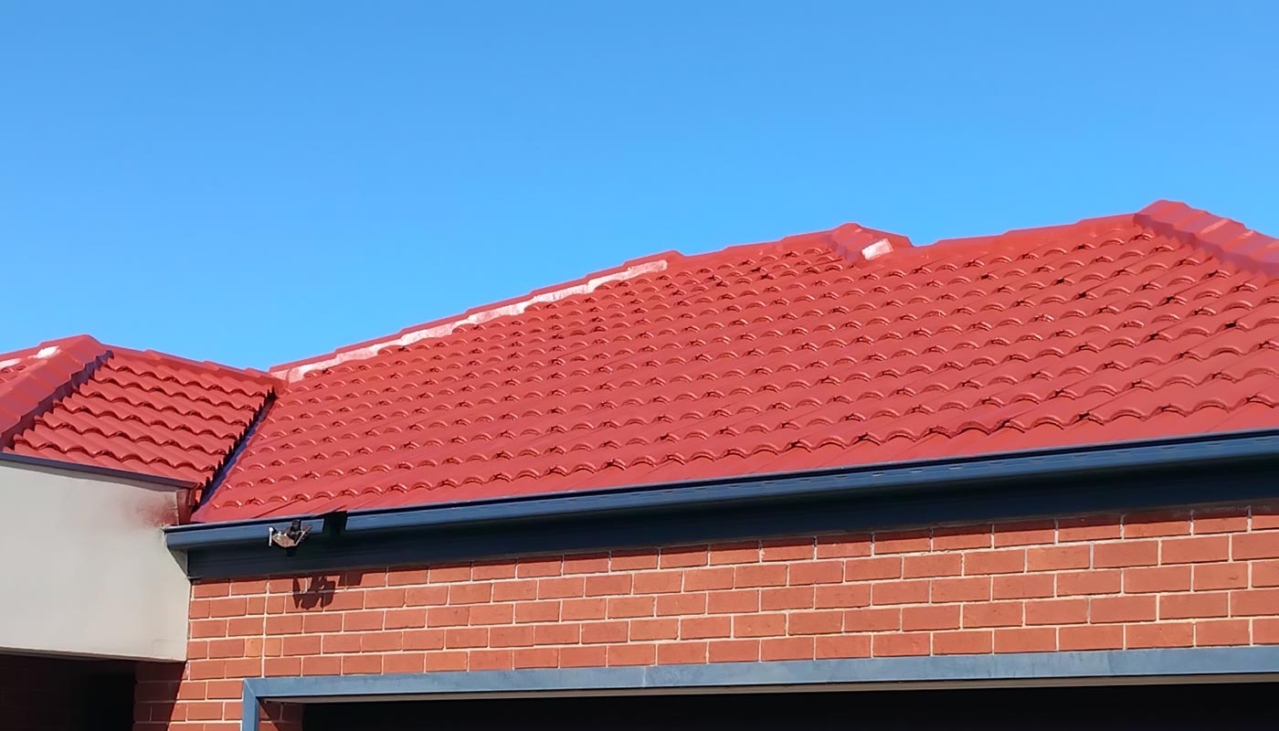 Roof repairs being carried out
